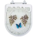 Ver imagem 1 de Acento Sanitário Deca Vogue Plus Branco com Borboleta Azul