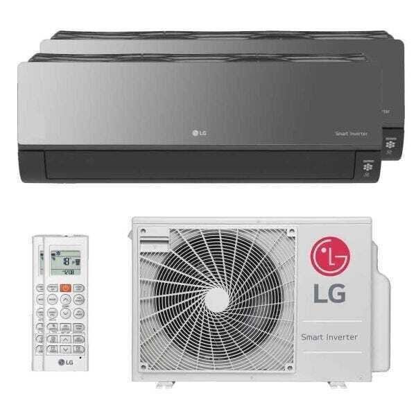 Ar-Condicionado Multi Split Bi Split Inverter LG Art Cool 18.000 BTUs (1X9000+1X12000) Quente e Frio - 1