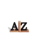 Ver imagem 1 de APARADOR DE LIVROS PINUS/MDF - AZ - PRETO