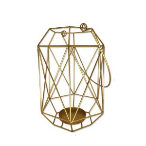 LANTERNA ASTERIX FR 26X11X17,5 DOURADO