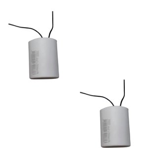 Kit 2 Capacitor 90x250v 2 Fios Metalizado Tri