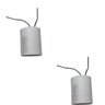 Kit 2 Capacitor 90x250v 2 Fios Metalizado Tri - 1