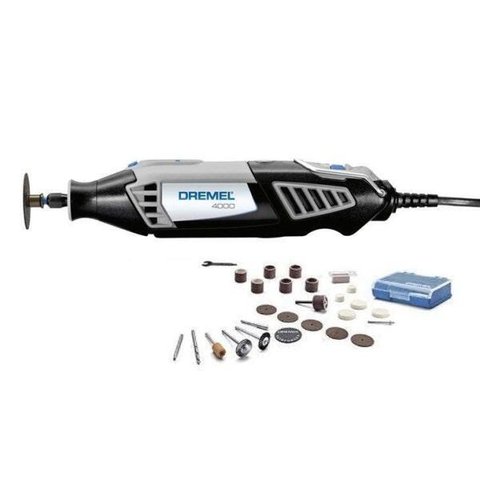 Micro Retífica Dremel 4000, 26 acessórios