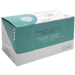 Máscara Respiratória TNT Tripla, com Clipe - Herval Pro Life, 50 Peças - 4