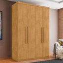 Ver imagem 1 de Guarda Roupa 4 Portas e 4 Gavetas Lages Naturalle