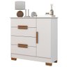 Cômoda para Quarto Bréscia Sapateira Multiuso com 4 Gavetas e 1 Porta - 3