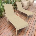 Ver imagem 2 de Kit 2 Espreguiçadeiras Catar para Jardim e Piscina - Fendi