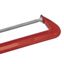 Ver imagem 2 de Grampo Tipo C 4 pol 100mm para Fixacao Manual em Madeira e Metal Ferro Fundido Worker
