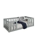 Ver imagem 2 de Cama Infantil Montessoriana Cinza