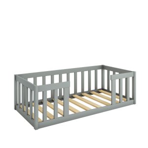 Cama Infantil Montessoriana Cinza