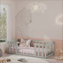 Ver imagem 4 de Cama Infantil Montessoriana Cinza