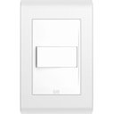 Ver imagem 2 de Interruptor Intermediário 10a - 250v, Refinatto Branco