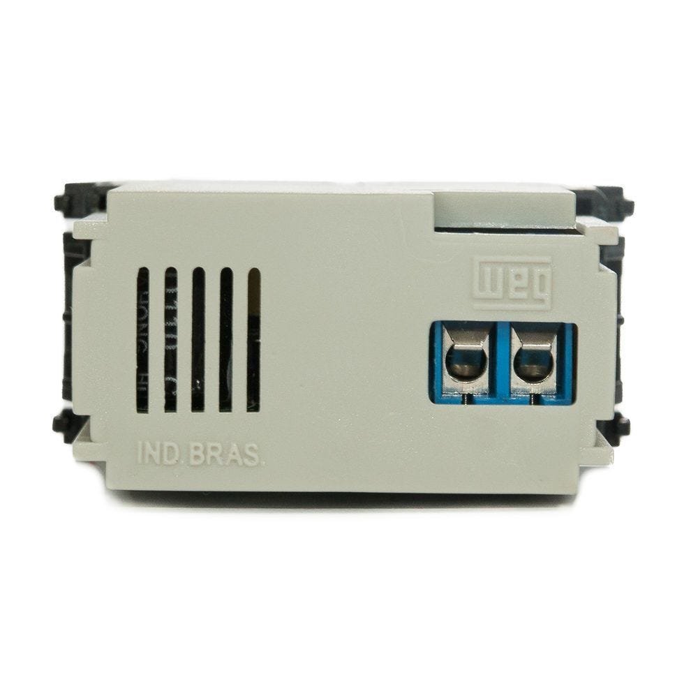 Módulo Tomada Carregador USB Refinatto 127/220v Weg Preto - 4