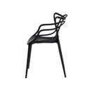 Ver imagem 3 de Cadeira para Mesa de Jantar Cozinha Escrivaninha Allegra Master Preta