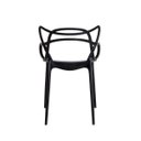 Ver imagem 4 de Cadeira para Mesa de Jantar Cozinha Escrivaninha Allegra Master Preta