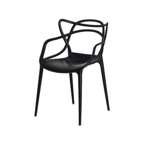 Cadeira para Mesa de Jantar Cozinha Escrivaninha Allegra Master Preta