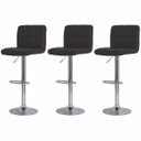 Ver imagem 1 de Kit 3 Banquetas Altas Para Bar Balcão Bancada Bistro Cozinha Gomos Marrom
