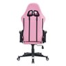 Cadeira Giratória Gamer Kl3 - Branco e Rosa - 5