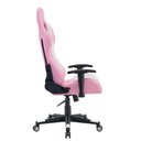 Ver imagem 4 de Cadeira Giratória Gamer Kl3 - Branco e Rosa