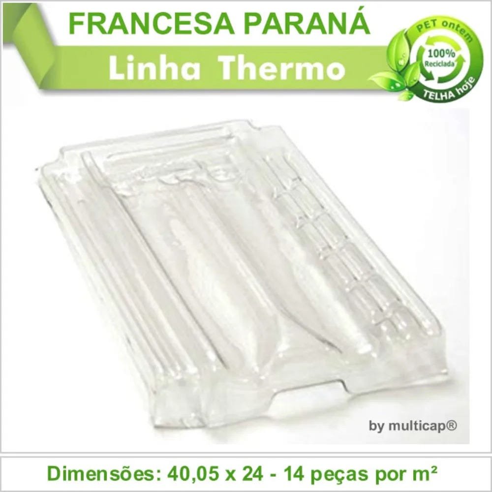 Telha Transparente Ecológica Pet Francesa Paraná 170 - 2