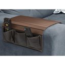 Ver imagem 3 de Esteira para Braço de Sofá com Porta Controle Courino Tabaco