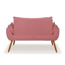 Ver mais imagens de Kit Sofá Namoradeira Opala + 2 Poltronas Opala Balaqui Decor Cor:rosa