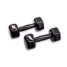 Halter Dumbbell sextavado emborrachado Treinos  1KG - 3