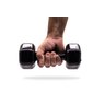 Halter Dumbbell sextavado emborrachado Treinos  1KG - 4
