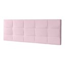 Ver imagem 1 de Cabeceira Painel King 1,95m Roma Suede - Pallazio Rosa Bebê