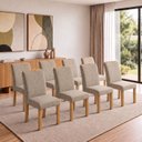 Ver imagem 1 de Conjunto 8 Cadeiras para Sala de Jantar Lyra