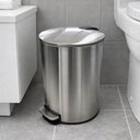 Ver imagem 3 de Lixeira Inox 5l Slim com Pedal