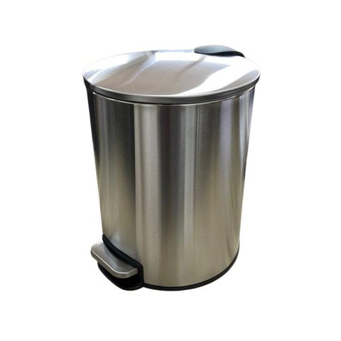 Lixeira Inox 5l Slim com Pedal