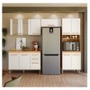 Ver imagem 1 de Cozinha Modulada Intenza Nubia 4 Peças Freijo/off White