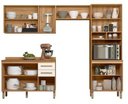 Ver imagem 2 de Cozinha Modulada Intenza Nubia 4 Peças Freijo/off White