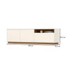 Rack para Tv até 86 Polegadas Auryn 3 Portas Cinamomo/off White - Henn - 4