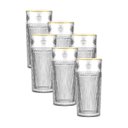 Ver imagem 2 de Jogo de 6 Copos Altos Abelha em Cristal Ecológico Gold Rim 350ml - L'hermitage