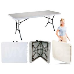 MESA DOBRAVEL 1,83M GIGANTE VIRA MALETA 400KG CAMPING PRAIA DJ FESTA MULTIUSO COM ALÇA - 4