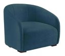 Ver imagem 1 de Poltrona Decorativa Lara Suede Azul Marinho - Lm Decor