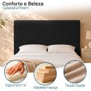 Ver imagem 2 de Cabeceira Decorativa Florem para Cama de Casal 140 cm Cores