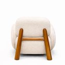Ver imagem 7 de Poltrona Decorativa Maysa Bouclé Off White - Sallar Home