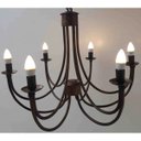 Ver imagem 7 de Pendente de Teto Lustre Rústico 2 Camadas de Metal para decoração de Sala Retrô
