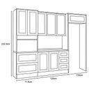 Ver imagem 3 de Cozinha Modulada Americana 13 Branco - Henn