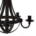 Ver mais imagens de Linda Luminária de Teto medieval Rústica com 5 Bocais para Sala de Estar