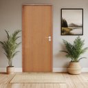 Ver imagem 1 de Porta Lisa Padrão Batente Ecológico 09 Fechadura 803/25 Inox 62 x 210cm Lado Esquerdo Rodam Branco