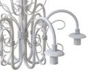 Ver imagem 5 de Lustre Provençal Moderno com Bocais Para Baixo Iluminação de Salas Claras
