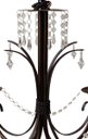 Ver imagem 6 de Lustre Simples com Cristais Artesanais para Sala de Jantar e Estar