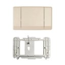 Ver imagem 1 de Acabamento Bege para Caixa de Embutir Elegance M9000 A604280121 Montana