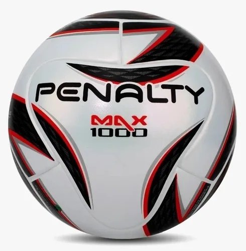 Bola Futsal Penalty Max 1000 X - Adulto - Branco e Laranja - 1