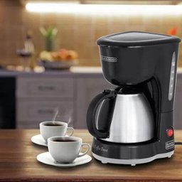 Cafeteira Elétrica Black+Decker 15 Cafés Jarra INOX 750ml CM15-BR - 127v - 13