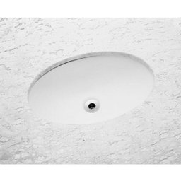 Cuba Sobrepor e Embutir Incepa Oval Pequena sem Ladrão 43x31cm Branco - 1